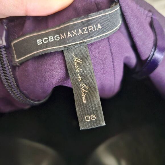 BCBGMAXAZRIA Kerry Velvet Cocktail Dress - Picture 12 of 12